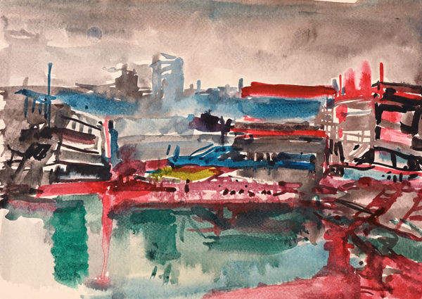 馬堤耶·馬哈切克, 《布拉格港口》 Port in Prague, 2017