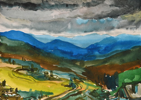 馬堤耶·馬哈切克, 《風暴之後的天空》 Sky after the Storm, 2021