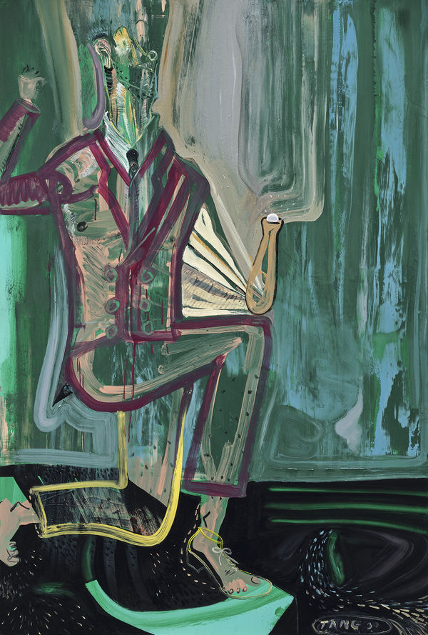 黨若洪, 《跪地紳士》A Kneeling Gentleman, 2021