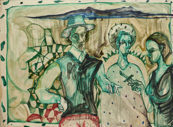 黨若洪, 《算命師習作》 Study of the Fortune Teller, 2016