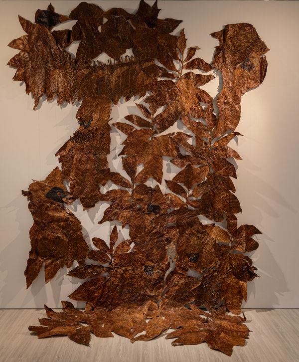 羅懿君, 《金色茉莉 ─ 菸葉毯》 Golden Jasmine, 2017