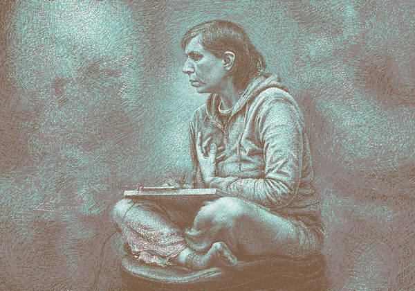 安娜・瑪瑞亞・米庫, 《增加摩擦力的過程.....出現》 processes that increase friction ... the presence of (color version3), 2021