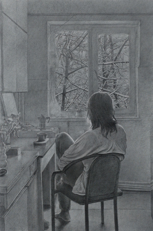 安娜・瑪瑞亞・米庫, 《半明亮…… 彷彿看見》 half-light that ... seemed to see, 2018