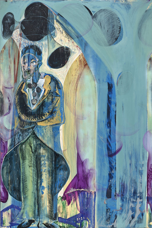 黨若洪, 《拱門下站立男士》Man Standing Under the Arch , 2020