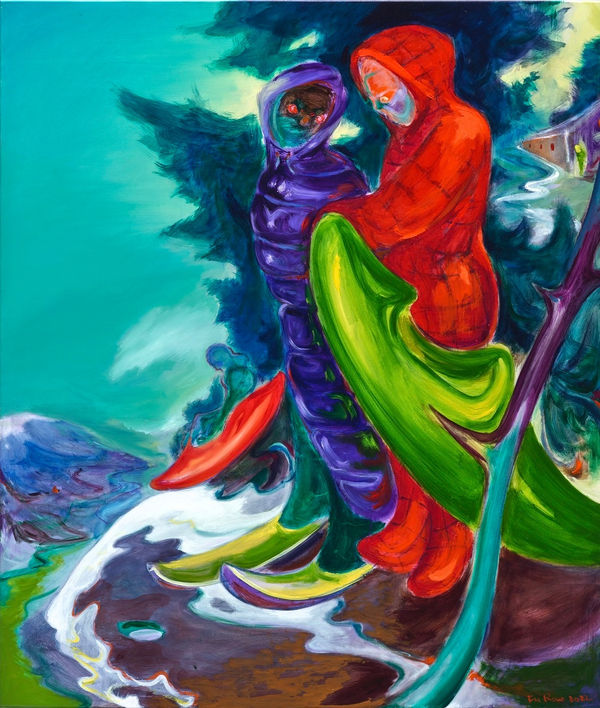 傅饒, 《滑雪的人 II》 Man skiing II, 2022