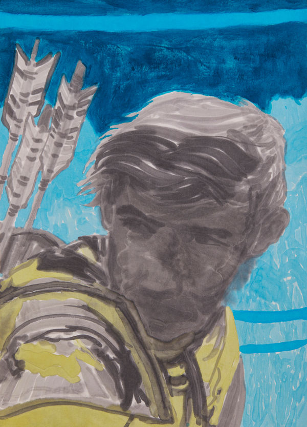 馬堤耶·馬哈切克, 《穿長袍披鎧甲》 In Tunic and Armour, 2024