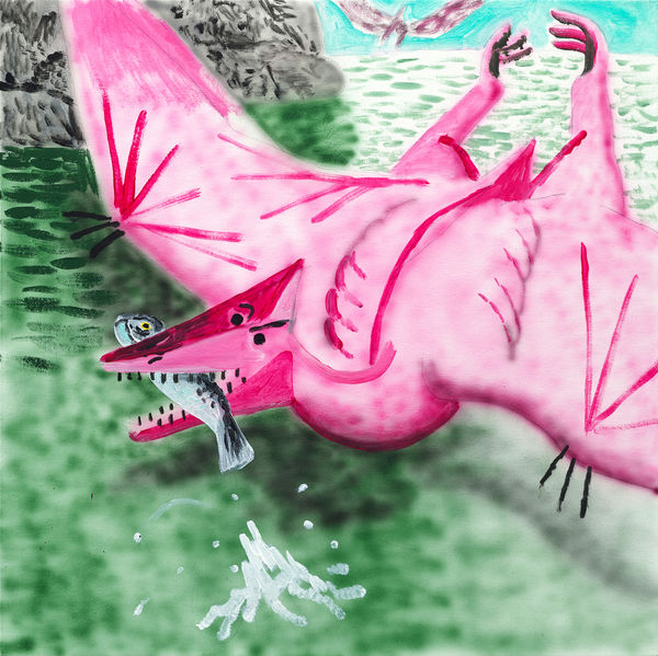 楊立, 《粉紅色翼龍》Pink Pterosaur, 2023