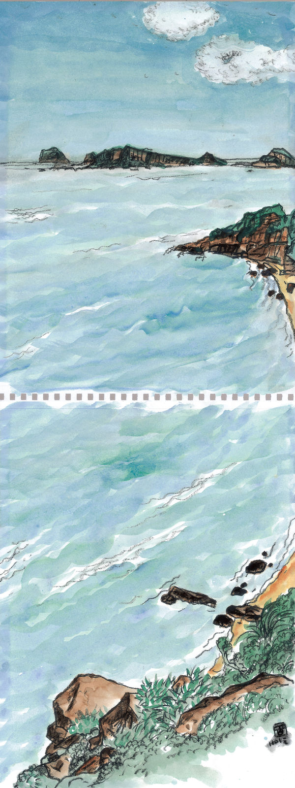 林銓居, 《野柳岬遠眺》, 2013