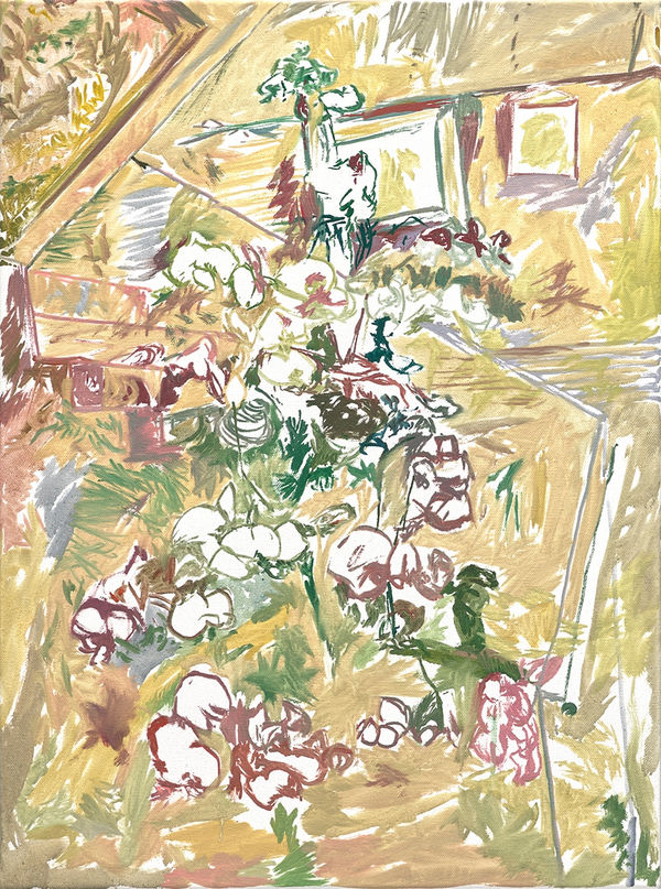 周楷倫, 《大三元酒樓大廳的花》Flowers in the Three Coins Restaurant Lobby, 2025