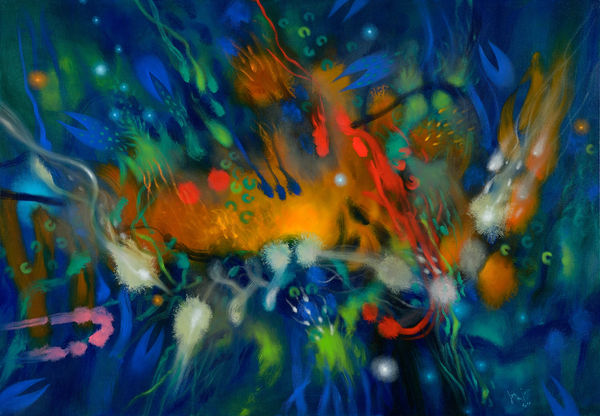 Carlos Jacanamijoy, Rutas de agua (Water routes), 2014