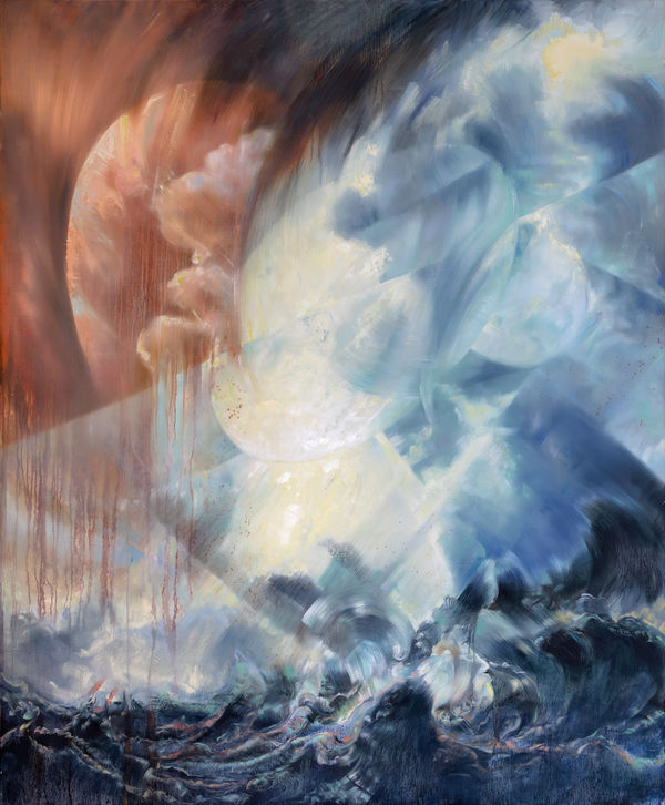 Maria Kreyn Embryogenesis III, 2022 Oil on canvas 79 x 67 Inches 200 x 169 cm