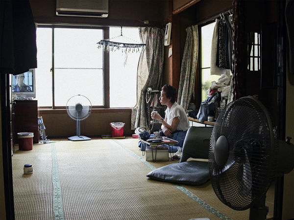 My Mother at Home Watching Television