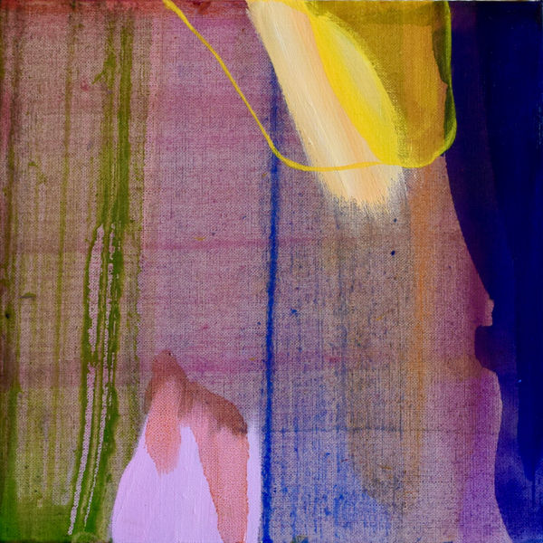 Manika Nagare Square #3, 2021 Oil on canvas mounted on wood panel 24 x 24 cm 9 1/2 x 9 1/2 in