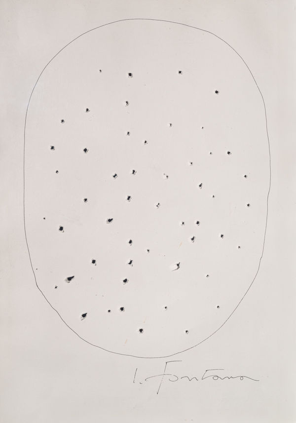 Lucio Fontana, Concetto spaziale, 1966-68