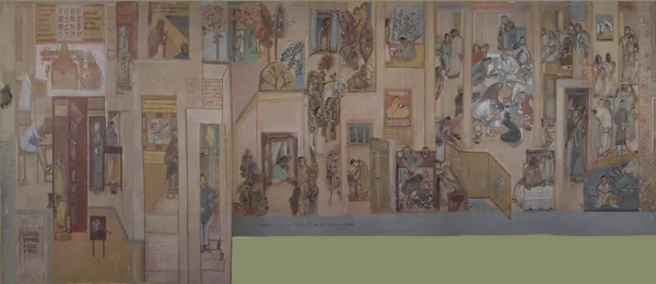 Benode Behari Mukherjee, Life On Campus, 1942