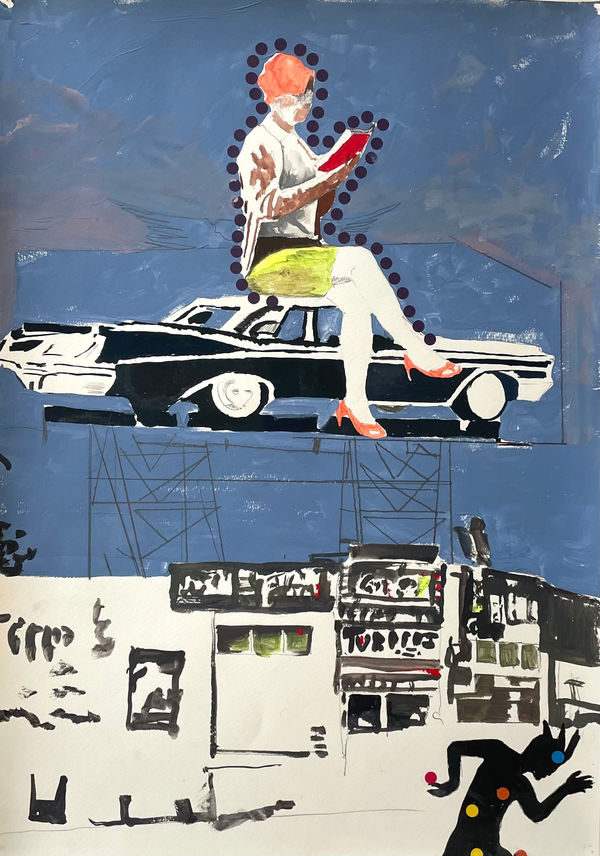 Marius Bercea, Untitled (thoughts safari), 2015