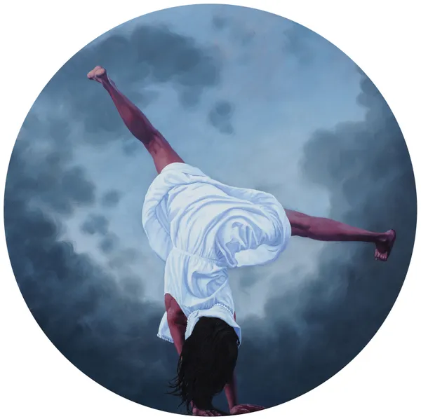 The Storm, 2023 oil on canvas 190 x 190 cm