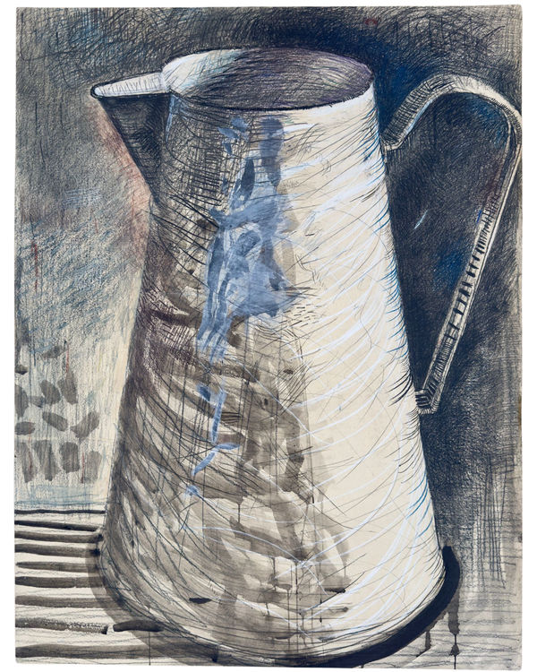 Bogdan Vlăduță Mug, 1996 colored pencils, wax, colour washes 89 × 68 cm Courtesy of Sector 1 Gallery