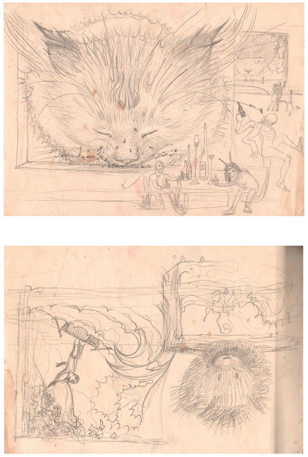 Mark Verlan Untitled, 1980s pencil on paper, double-sided 30 x 21 cm Courtesy of Lutnița