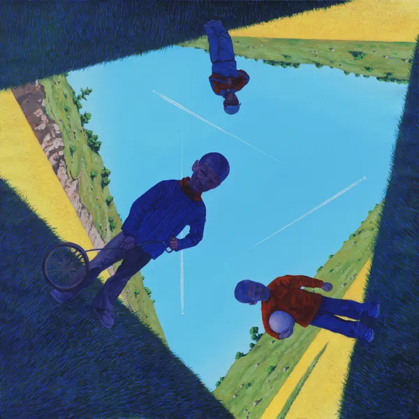 Roman Tolici Every Boy Dream, 2019 oil on canvas 80 x 80 cm