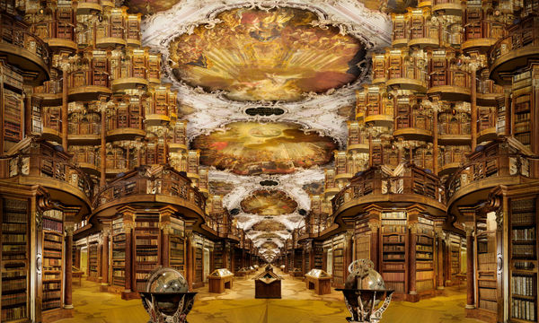 Jean-François Rauzier, Bibliothèque Saint Gall (Switzerland), 2024