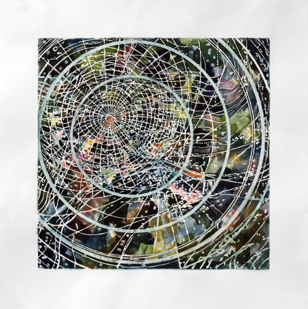 Cheryl Goldsleger, Clarion (watercolor study), 2019