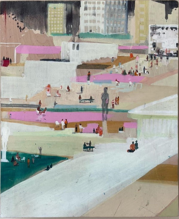 Jules de Balincourt, Any space, any place, 2014