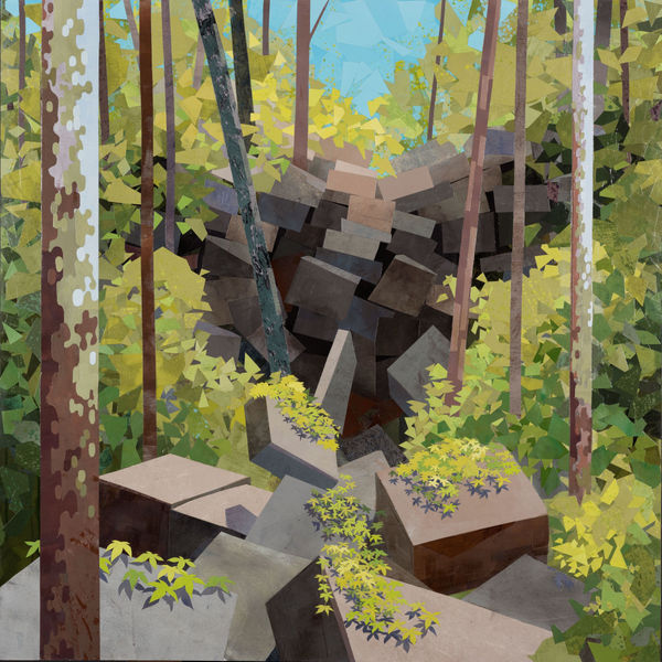 Meg Lagodzki, Spring Creeps into the Old Quarry