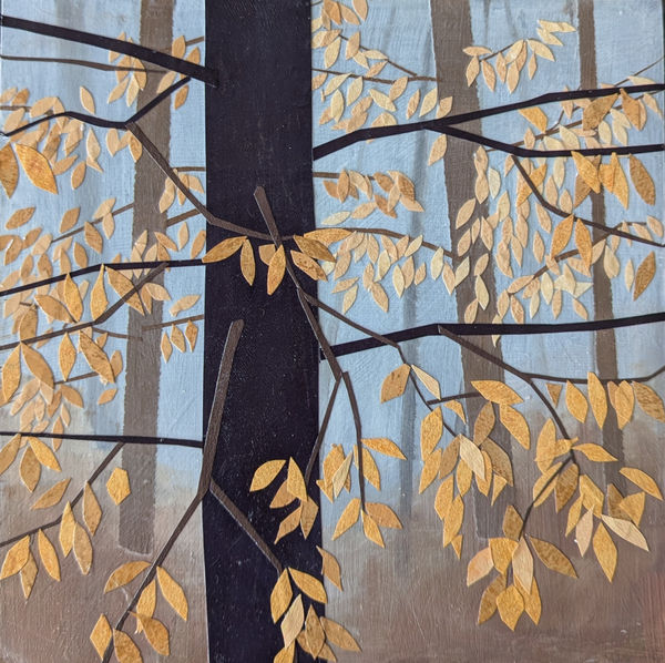 Meg Lagodzki, The Beech Forest in Fog #1