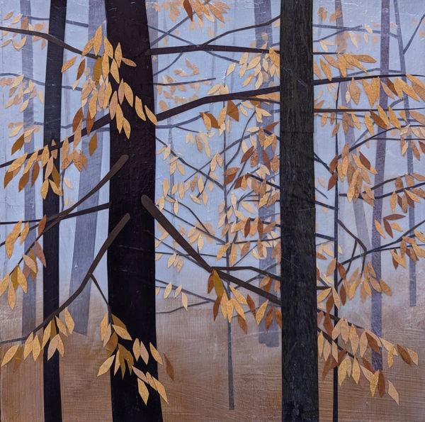 Meg Lagodzki, The Beech Forest in Fog #2