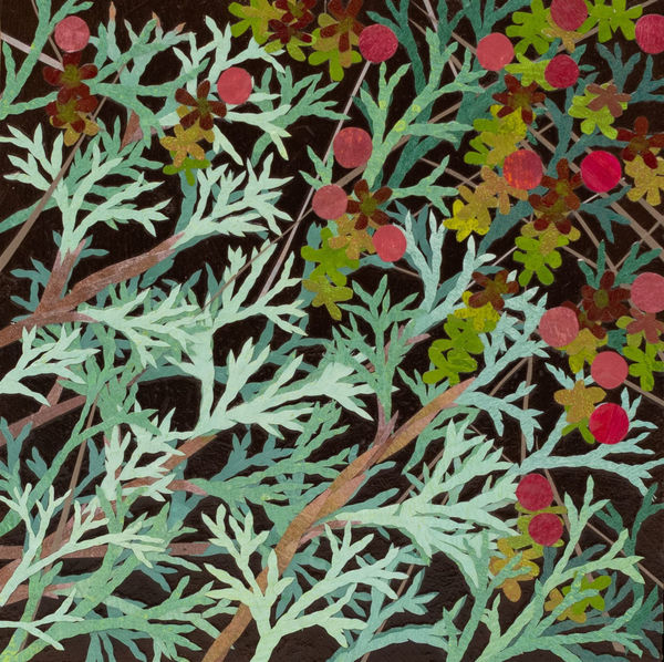 Meg Lagodzki, Northwoods: Creeping Juniper and Cranberries