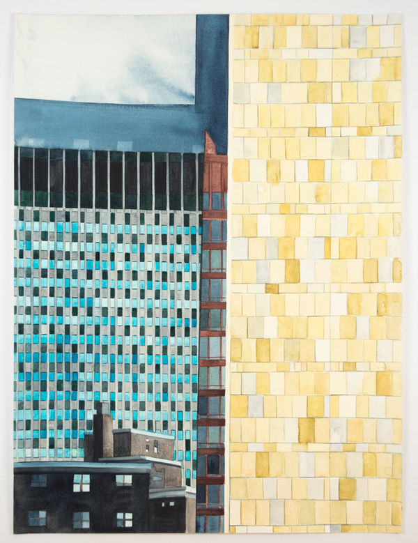 Amy Park, Collaged Le Corbusier, NYC, 2017