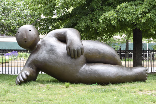 Joy Brown, recliner on side, 2017