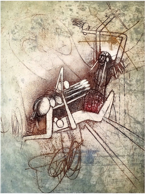Roberto Matta, LES DAMNATIONS, 1966
