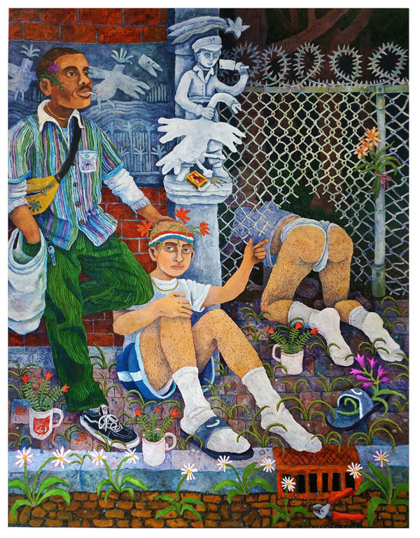 Jesse Fischer, In the act of leaving, passing through, 2024