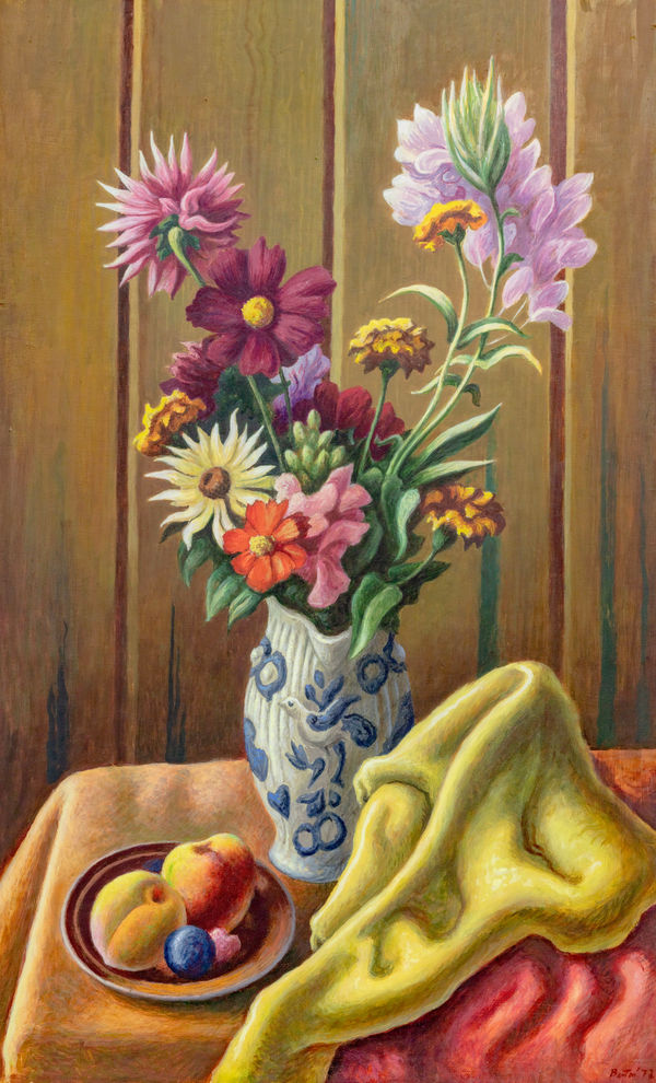 Thomas Hart Benton, Still Life, 1972