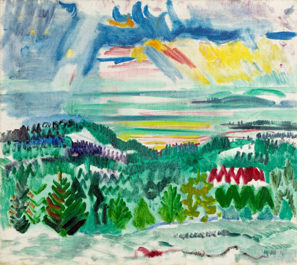 John Marin Untitled (Landscape), 1914