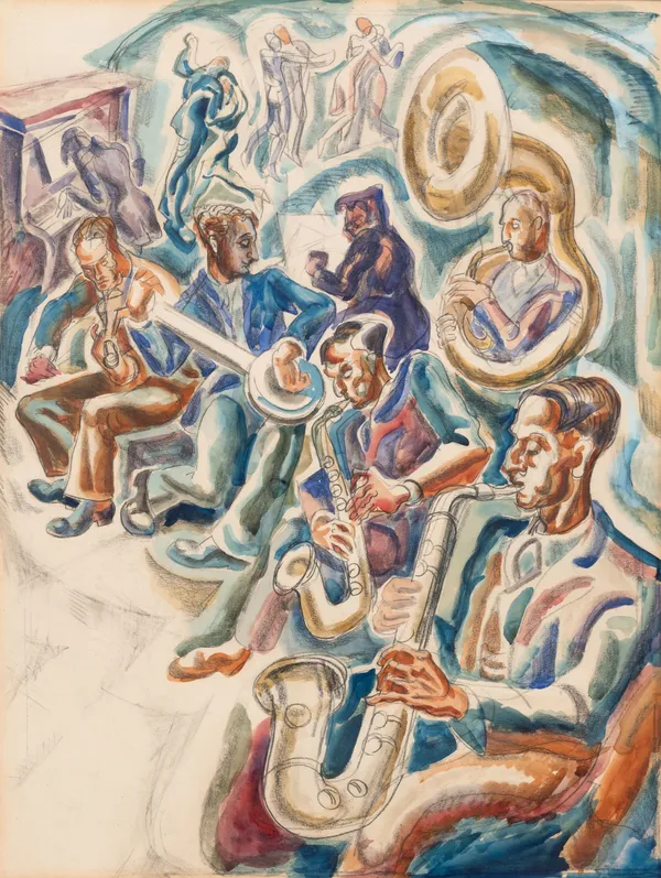 James Daugherty, Jazz Musicians, c. 1934–35