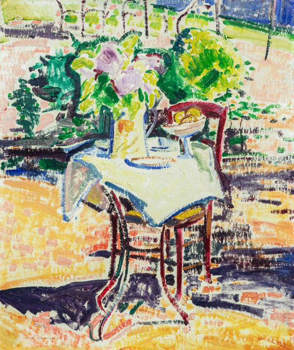 Alfred Maurer, The Iron Table, c. 1911