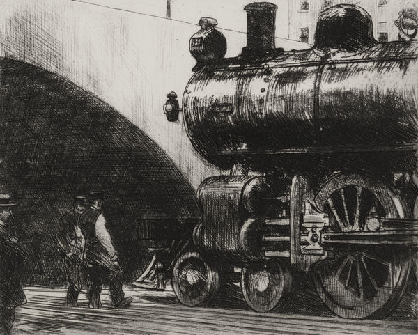 Edward Hopper, The Locomotive, 1922