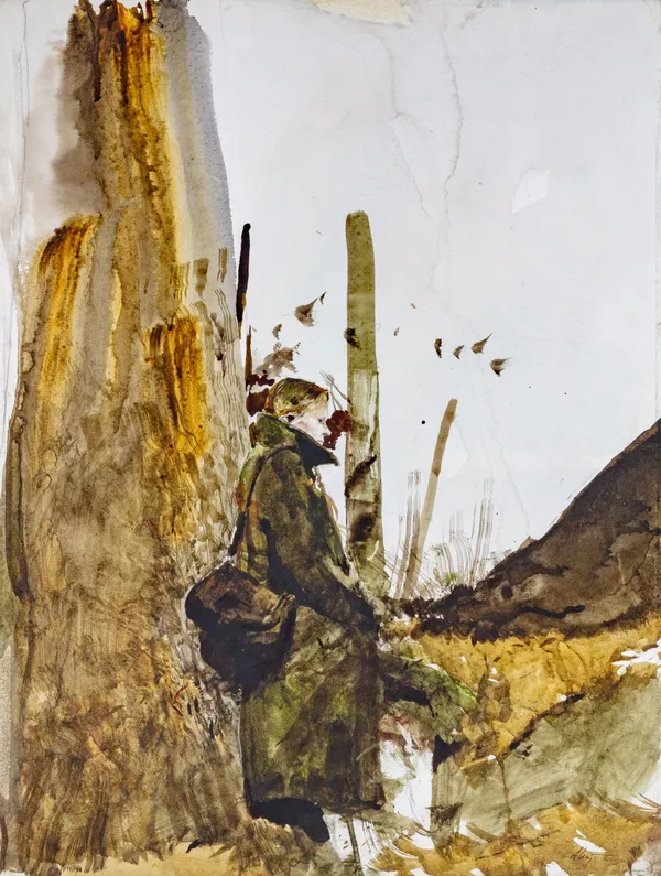 Andrew Wyeth, Refuge Study, 1985