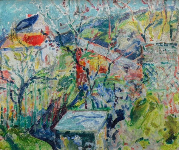 Alfred Maurer, Landscape, c. 1907-10