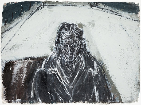 David Fairbairn G.E. No. 10, 2015 Acrylic gouache & charcoal, framed 56 x 76cm Paper size (framed)