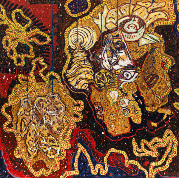 Suzanne Archer Serendipity - South Coast, 2024 Oil on canvas 142.5 x 142.5cm