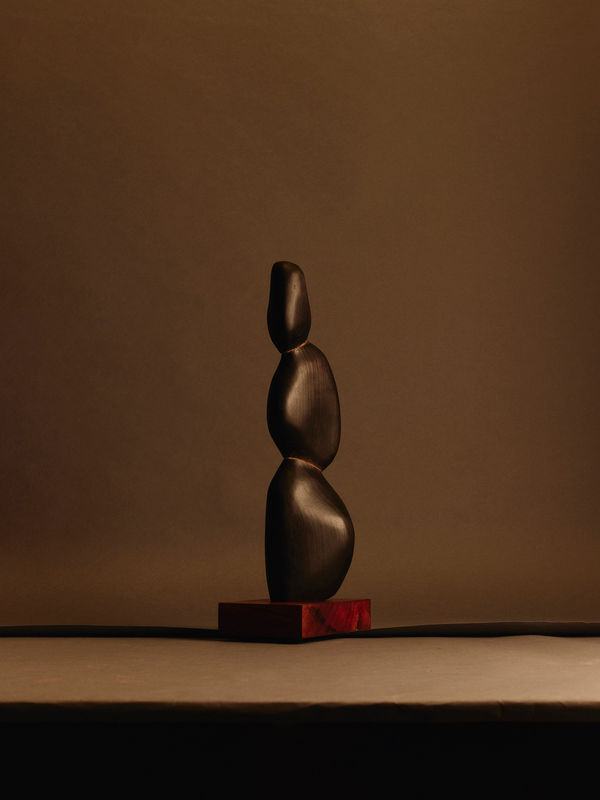 Luke Storrier Offering 6, 2023 Gold Gilt, Wood, Paint 50 x 18.5 x 12.5cm