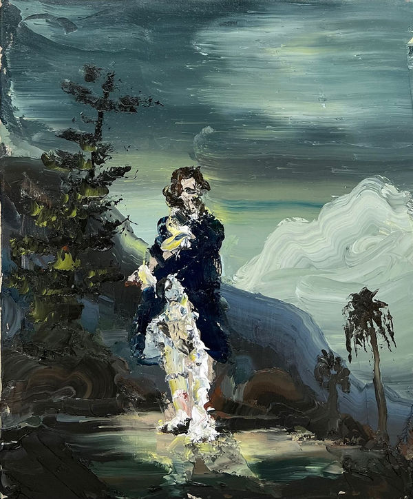 Paul Ryan Winter Colonial study, 2022 Oil on Linen 61 x 51 cm