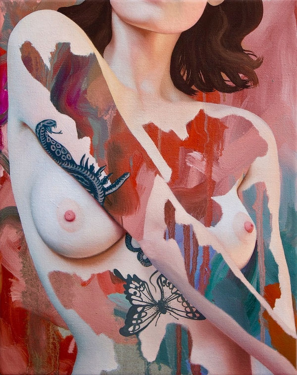 Kim Leutwyler A, Torso, 2022 Oil on Canvas 30 x 35.5cm