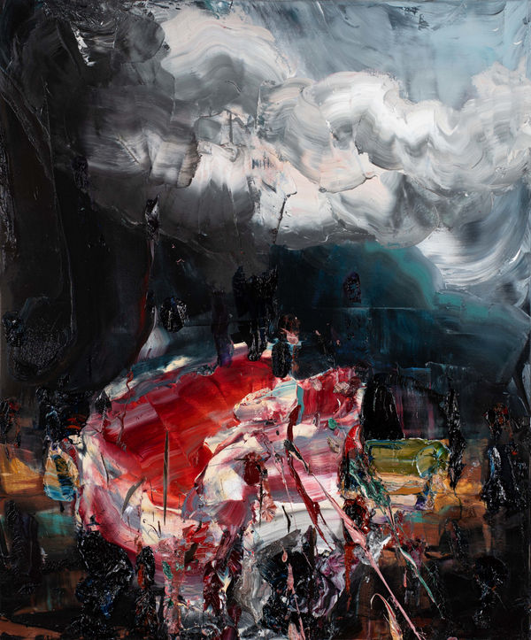 Paul Ryan Beef and Storm, 2025 Oil on canvas 91 x 76cm