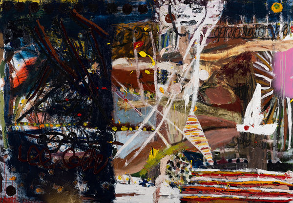 James Drinkwater Montauk to the Bowery, 2023 oil on linen 122 x 183cm