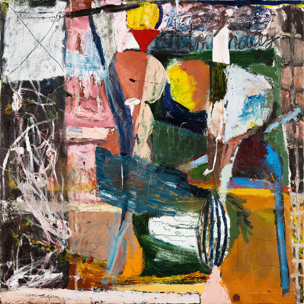 James Drinkwater The grounds of the Noguchi Museum, 2023 Oil on linen 112 x 112cm